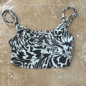 Zebra midkini